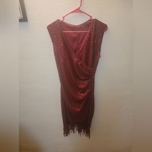 Shein Burgundy dress